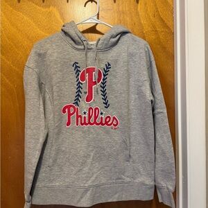 Fanatics Gray Phillies Hoodie—Womens S